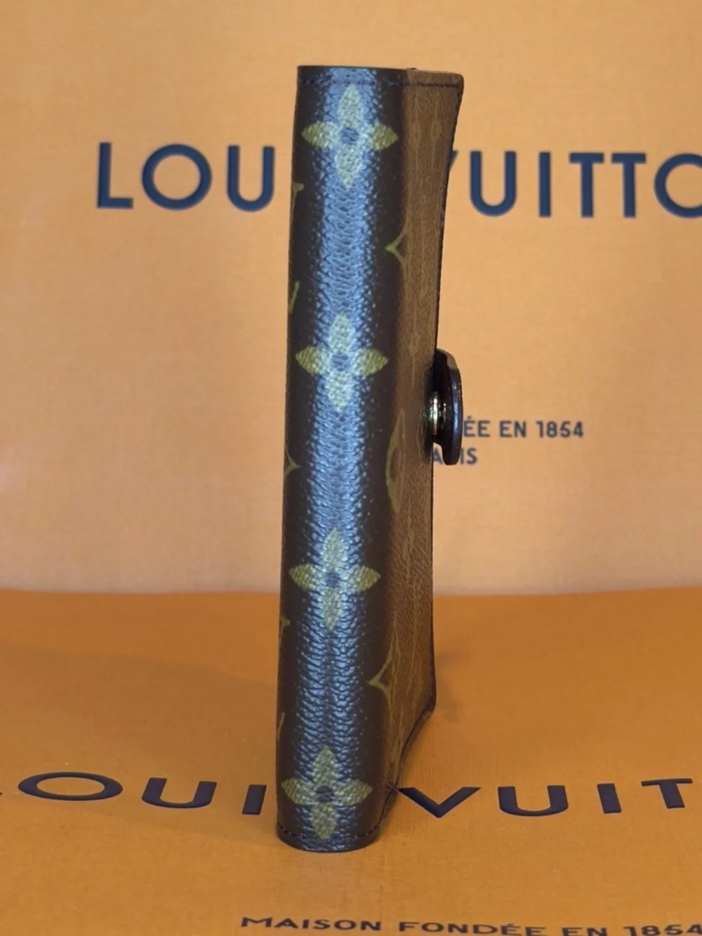 Louis Vuitton PM Agenda Brown Monogram Canvas Planner Organizer Notebook Cover